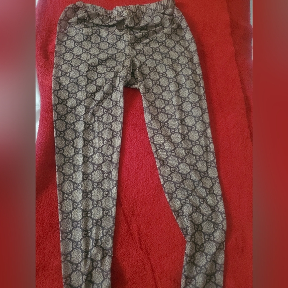 Brown Patterned Tights - Picture 4 of 4